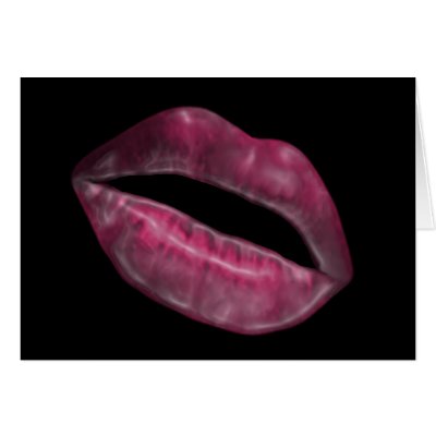 Lips Service Card by 3131theory