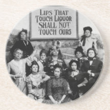 Lips That Touch Liquor Shall Not Touch Ours Drink Coasters
