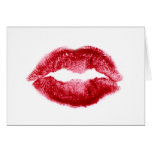Lips Valentine Card