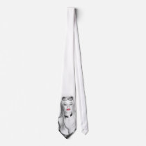 Lipstick And Lies Fantasy Sexy Female Art Tie