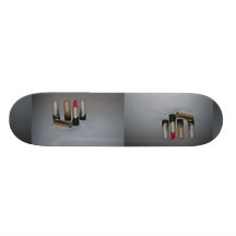 Lipstick for makeup custom skate board