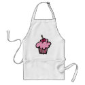 lipstick kisses cupcake aprons