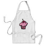 lipstick kisses cupcake aprons