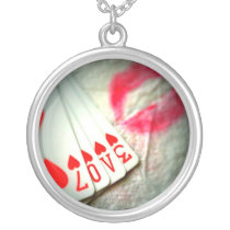 Lipstick Kisses, Love in Hearts Playing Cards