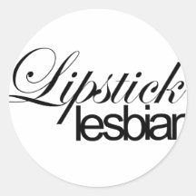 Lipstick Lesbian Stickers