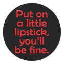 Lipstick Magnet stickers