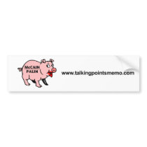 Lipstick on a Pig Bumper Stickers