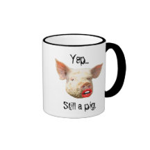 Lipstick on a Pig Mugs