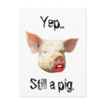 Lipstick on a Pig postcards