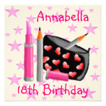 Lipstick Party Invitation