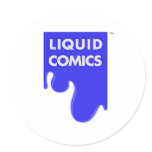 LIQUID COMICS ROUND STICKER