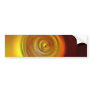 Liquid Fire Sun Swirl Textured Background Bumper Sticker