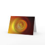 Liquid Fire Sun Swirl Textured Background