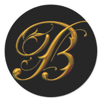 Liquid Gold B monogram