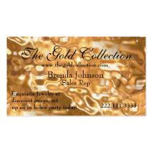 Liquid Gold Business Card
