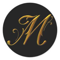Liquid Gold M monogram