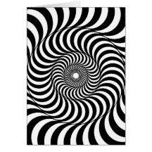 liquid - Op Art Card