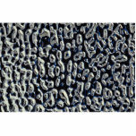 Liquid silver texture photo sculptures