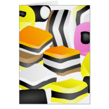 Liquorice Allsorts Card