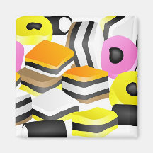 Liquorice Allsorts Fridge Magnets