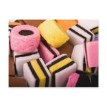 Liquorice Sweets Postcard