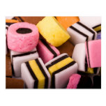 Liquorice Sweets Postcard