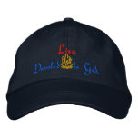 Lisa Name With German Meaning Navy embroidered hats
