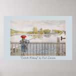 "Lisbeth Fishing"  Carl Larsson Art Print
