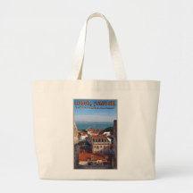 Lisbon - Boat on the Tejo Canvas Bag