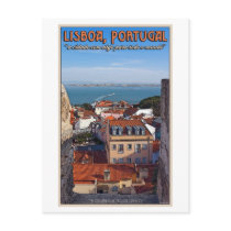 Lisbon - Boat on the Tejo Post Cards