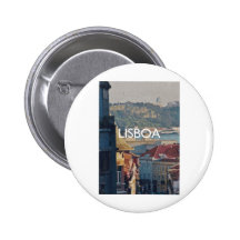 Lisbon - Lisboa Pinback Buttons