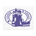 Lisbon Stamp postcards