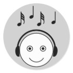 Listen to music stickers
