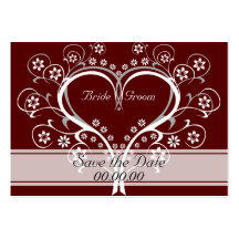 Listen To My Heart Affordable Save The Date Cards Business Card Template