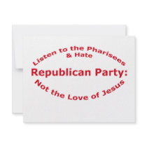Listen to the Pharisees Invitations