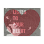 Listen To Your Heart postcards