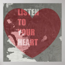 Listen To Your Heart Poster