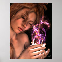 Listening to the Magic Poster