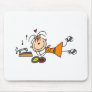 Listening To The Record Player Mousepad