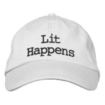 Lit  Happens Embroidered Cap Embroidered Hat