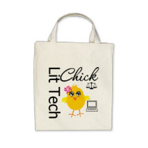 Lit Tech Chick Tote Bags
