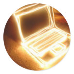 Lit up Laptop stickers