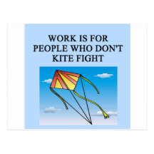 lite fight fighting joke postcard