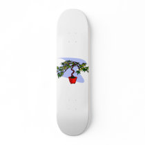 Literati Maple Bonsai Graphic Image Custom Skate Board