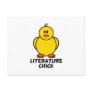 Literature Chick Postcard
