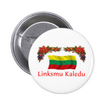 Lithuania Christmas buttons