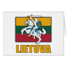Lithuania Coat of Arms Greeting Card