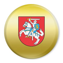 Lithuania Coat of Arms Refrigerator Magnets