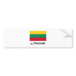 Lithuania Flag bumper stickers