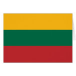 Lithuania Flag Greeting Card